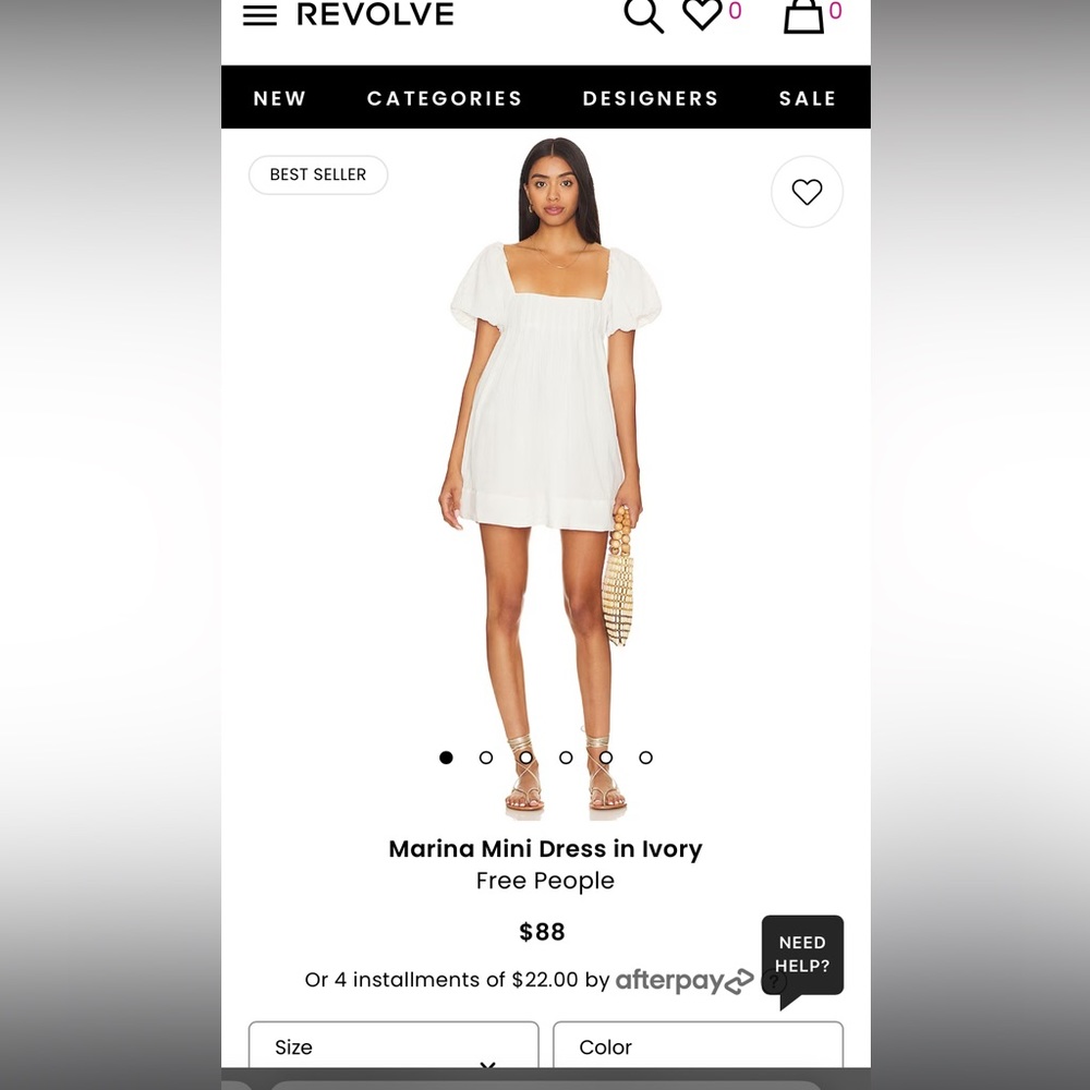 Free people marina mini dress